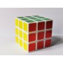 Cub rubik magic elSales, 3x3x3, cu margini albe, multicolor