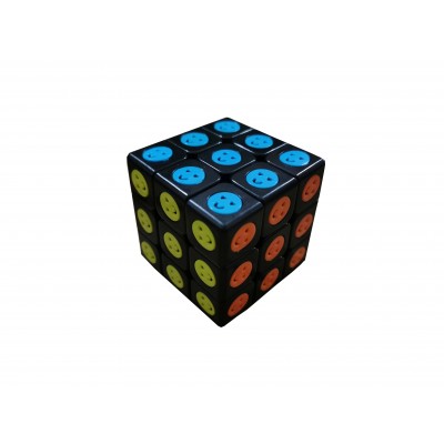 Cub rubik magic elSales, 3x3x3, fete zambitoare, multicolor