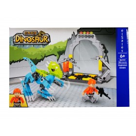 Set de constructie elSales, evadarea dinozaurului,150 piese,multicolor