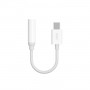 Adaptor audio Dudao, pentru casti, USB tip C la jack 3.5 mm, alb