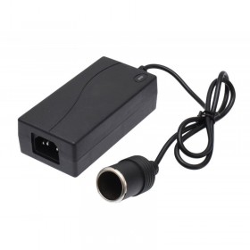 Alimentator cu Mufa de Bricheta, Putere 60 W, 220V AC - 12V DC, 5 A, Design Compact, Negru