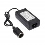 Alimentator cu Mufa de Bricheta, Putere 60 W, 220V AC - 12V DC, 5 A, Design Compact, Negru