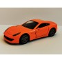 Masina Ferrari cu usi, capota, portbagaj mobile, lumini faruri si stopuri, sunete motor, scara 1:36, lungime 12.5 cm, portocaliu