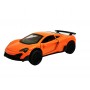 Masina MCLaren 570s cu usi, capota, portbagaj mobile, lumini faruri si stopuri, sunete motor, scara 1:36, portocaliu