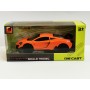 Masina MCLaren 570s cu usi, capota, portbagaj mobile, lumini faruri si stopuri, sunete motor, scara 1:36, portocaliu