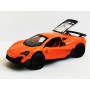 Masina MCLaren 570s cu usi, capota, portbagaj mobile, lumini faruri si stopuri, sunete motor, scara 1:36, portocaliu
