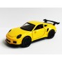 Masina Porsche 911 GT2 rs 2018  cu usi, capota, portbagaj mobile, lumini faruri si stopuri, sunete motor, scara 1:36, galben