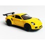 Masina Porsche 911 GT2 rs 2018  cu usi, capota, portbagaj mobile, lumini faruri si stopuri, sunete motor, scara 1:36, galben
