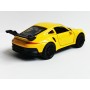 Masina Porsche 911 GT2 rs 2018  cu usi, capota, portbagaj mobile, lumini faruri si stopuri, sunete motor, scara 1:36, galben