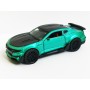 Masina Chevrolet Camaro cu Usi, Capota & Portbagaj Mobile, Lumini Faruri si Stopuri, Sunete Motor, Scara 1:36, Verde