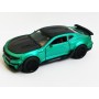 Masina Chevrolet Camaro cu Usi, Capota & Portbagaj Mobile, Lumini Faruri si Stopuri, Sunete Motor, Scara 1:36, Verde