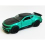 Masina Chevrolet Camaro cu Usi, Capota & Portbagaj Mobile, Lumini Faruri si Stopuri, Sunete Motor, Scara 1:36, Verde