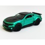 Masina Chevrolet Camaro cu Usi, Capota & Portbagaj Mobile, Lumini Faruri si Stopuri, Sunete Motor, Scara 1:36, Verde