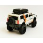 Masina Hummer cu Usi, Capota & Portbagaj Mobile, Lumini Faruri si Stopuri, Sunete Motor, Scara 1:36, Lungime 12,5 cm, Alb