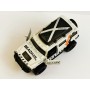 Masina Hummer cu Usi, Capota & Portbagaj Mobile, Lumini Faruri si Stopuri, Sunete Motor, Scara 1:36, Lungime 12,5 cm, Alb