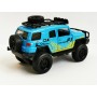 Masina Toyota FJ Cruiser cu Usi, Capota & Portbagaj Mobile, Lumini Faruri si Stopuri, Sunete Motor, Scara 1:36, Bleumarin