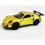 Masina Porsche 911 GT3 cu Usi, Capota & Portbagaj Mobile, Lumini Faruri si Stopuri, Sunete Motor, Scara 1:36, Auriu