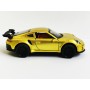 Masina Porsche 911 GT3 cu Usi, Capota & Portbagaj Mobile, Lumini Faruri si Stopuri, Sunete Motor, Scara 1:36, Auriu
