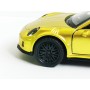 Masina Porsche 911 GT3 cu Usi, Capota & Portbagaj Mobile, Lumini Faruri si Stopuri, Sunete Motor, Scara 1:36, Auriu