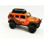 Masina Jeep Wrangler Rubicon cu Usi, Capota & Portbagaj Mobile, Lumini Faruri si Stopuri, Sunete Motor, Scara 1:36, Portocaliu