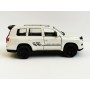 Masina Toyota Land Cruiser cu Usi, Capota & Portbagaj Mobile, Lumini Faruri si Stopuri, Sunete Motor, Scara 1:36, Alb