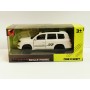 Masina Toyota Land Cruiser cu Usi, Capota & Portbagaj Mobile, Lumini Faruri si Stopuri, Sunete Motor, Scara 1:36, Alb
