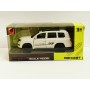 Masina Toyota Land Cruiser cu Usi, Capota & Portbagaj Mobile, Lumini Faruri si Stopuri, Sunete Motor, Scara 1:36, Alb