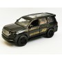 Masina Toyota Land Cruiser cu Usi, Capota & Portbagaj Mobile, Lumini Faruri si Stopuri, Sunete Motor, Scara 1:36, Negru