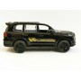 Masina Toyota Land Cruiser cu Usi, Capota & Portbagaj Mobile, Lumini Faruri si Stopuri, Sunete Motor, Scara 1:36, Negru