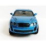 Masina Bentley Continental GT cu Usi Mobile, Lumini Faruri si Stopuri, Sunete Motor, Scara 1:36, Lungime 12,5 cm, Albastru