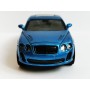 Masina Bentley Continental GT cu Usi Mobile, Lumini Faruri si Stopuri, Sunete Motor, Scara 1:36, Lungime 12,5 cm, Albastru