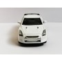 Masina Nissan GT-R cu Usi Mobile, Lumini Faruri si Stopuri, Sunete Motor, Scara 1:36, Lungime 12,5 cm, Alb