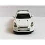 Masina Nissan GT-R cu Usi Mobile, Lumini Faruri si Stopuri, Sunete Motor, Scara 1:36, Lungime 12,5 cm, Alb