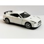 Masina Nissan GT-R cu Usi Mobile, Lumini Faruri si Stopuri, Sunete Motor, Scara 1:36, Lungime 12,5 cm, Alb