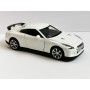 Masina Nissan GT-R cu Usi Mobile, Lumini Faruri si Stopuri, Sunete Motor, Scara 1:36, Lungime 12,5 cm, Alb