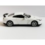 Masina Nissan GT-R cu Usi Mobile, Lumini Faruri si Stopuri, Sunete Motor, Scara 1:36, Lungime 12,5 cm, Alb