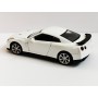 Masina Nissan GT-R cu Usi Mobile, Lumini Faruri si Stopuri, Sunete Motor, Scara 1:36, Lungime 12,5 cm, Alb
