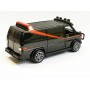 Masina Metalica Duba A-Team, Usi Mobile, Portbagaj Mobil, Scara 1:36, Lungime 12,5 cm, Negru & Rosu