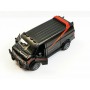 Masina Metalica Duba A-Team, Usi Mobile, Portbagaj Mobil, Scara 1:36, Lungime 12,5 cm, Negru & Rosu