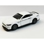 Masina Metalica Ford Mustang cu Usi Mobile, Scara 1:36, Mecanism Inertial, Lungime 12,5 cm, Alb