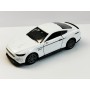 Masina Metalica Ford Mustang cu Usi Mobile, Scara 1:36, Mecanism Inertial, Lungime 12,5 cm, Alb