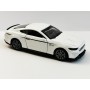 Masina Metalica Ford Mustang cu Usi Mobile, Scara 1:36, Mecanism Inertial, Lungime 12,5 cm, Alb