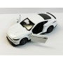 Masina Metalica Ford Mustang cu Usi Mobile, Scara 1:36, Mecanism Inertial, Lungime 12,5 cm, Alb