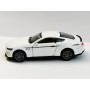 Masina Metalica Ford Mustang cu Usi Mobile, Scara 1:36, Mecanism Inertial, Lungime 12,5 cm, Alb