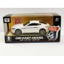 Masina Metalica Ford Mustang cu Usi Mobile, Scara 1:36, Mecanism Inertial, Lungime 12,5 cm, Alb