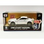 Masina Metalica Ford Mustang cu Usi Mobile, Scara 1:36, Mecanism Inertial, Lungime 12,5 cm, Alb