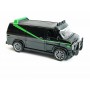 Masina Metalica Duba A-Team, Usi Mobile, Portbagaj Mobil, Scara 1:36, Lungime 12,5 cm, Negru & Verde