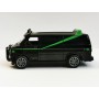 Masina Metalica Duba A-Team, Usi Mobile, Portbagaj Mobil, Scara 1:36, Lungime 12,5 cm, Negru & Verde