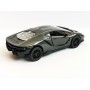Masina Metalica Lamborghini Huracan cu Usi Mobile, Capota Mobila, Scara 1:36, Mecanism Inertial, Lungime 12,5 cm, Negru