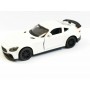 Masina Metalica Mercedes-Benz AMG GT cu Usi Mobile, Portbagaj Mobil, Scara 1:36, Mecanism Inertial, Lungime 12,5 cm, Alb